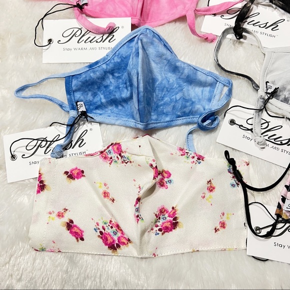 Plush Apparel x Revolve Set of 6 Reusable Face Masks - Picture 2 of 13